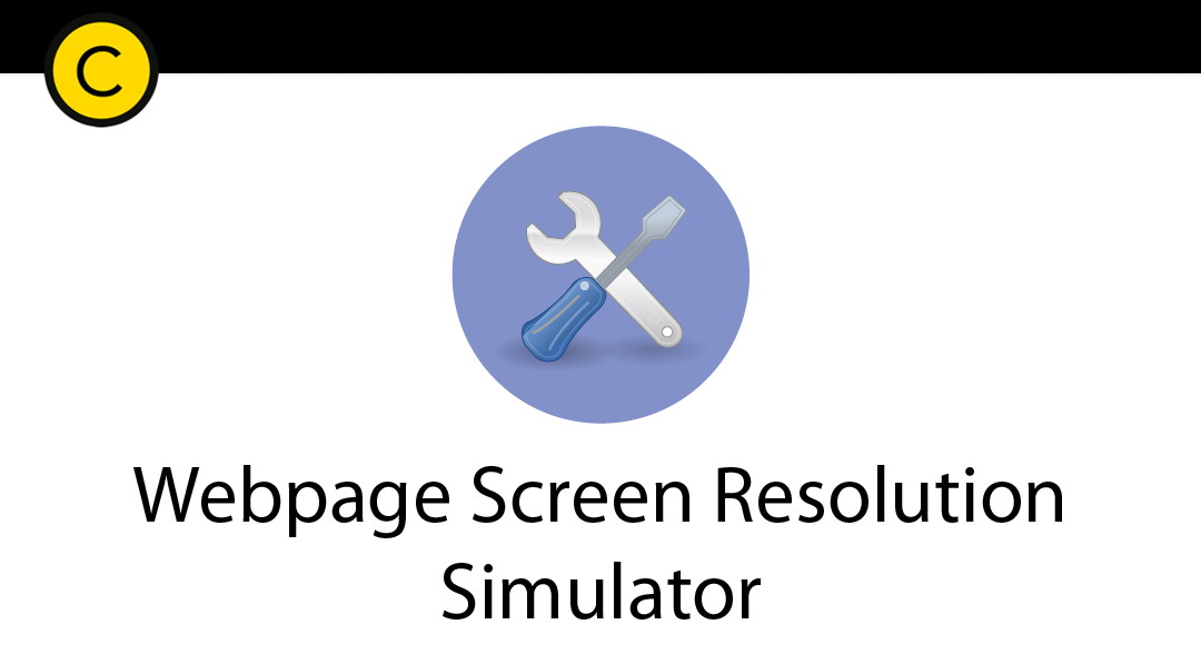 Webpage Screen Resolution Simulator
